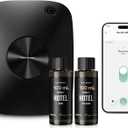 Smart Waterless Essential Oil Diffuser Hotel Scent Starter Kit, 400mL Capacity with 200mL Fragrance Oil, Up to 2000 sq ft Scent Air Machine with 12A1V Power Adapter for Large Room, ANA Black Kit