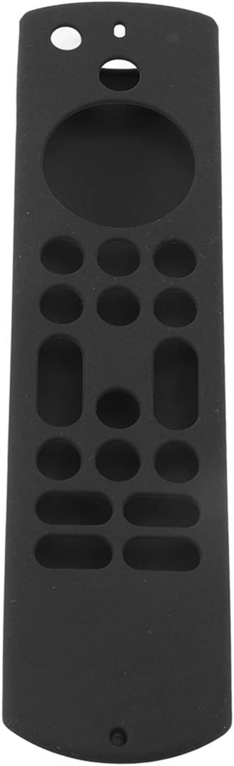 Protective Case for Remote Control, Easy to Silicone Remote Control Cover Soft, Shockproof Lightweight with Lanyard for Protection (Black Set)