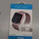 STAINLESS STEEL MESH BAND FOR USE WITH FITBIT VERSA ROSE GOLD - New