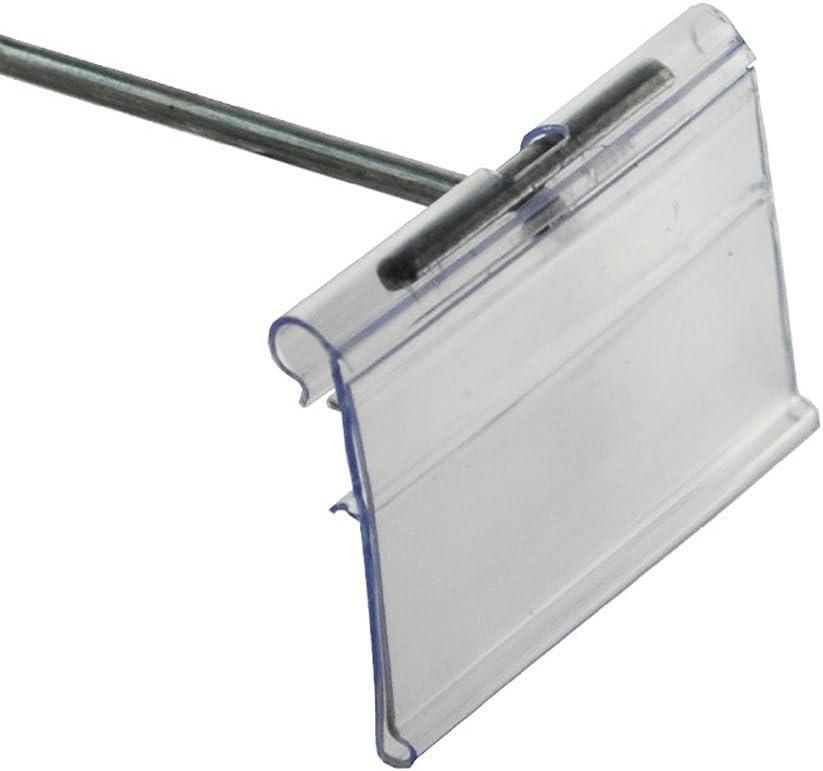 Azar 700842 1.5" x 2" Flip Scan Label Holder, 50 Pack