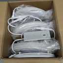 6 Inch White Recessed Lighting with Night Light 6 Pack, High Brightness Canless Wafer, 12W, 120V, 1100LM, Dimmable, 2700K-5000K Selectable, ETL FCC