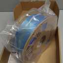 OVERTURE Silk PLA Dual Color Filament 1.75mm, Bi-Color Shiny PLA Finish, Smooth & Glossy, 1kg Spool (2.2lbs), Ideal for Cosplay Jewelry & Home Decor (Silk Blue-Yellow)