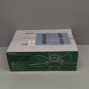 36 Inch Modern Ceiling Fans with Lights, Small Flush Mount Ceiling Fan with Light and Remote/APP Control, 3 Reversible 6 Speeds Curved Blades, 3 CCT Dimmable Lights for Bedroom, White