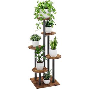 5 Tier Plant Stand Indoor, Corner Plant Rack for Multiple Plants