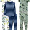 Simple Joys by Carter's Girls 6-piece Snug Fit Cotton Pajama Set 3T