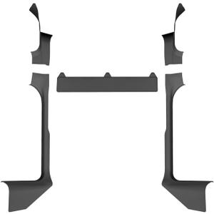 TSTORY 5Pcs TPE for 2025+ Tesla Model Y Juniper Door Sill Protector Cover Front & Rear Door Sill Protector Threshold Strip 2nd Row Seat Lower Protector Anti-dust Pads Tesla Model Y Juniper Accessories