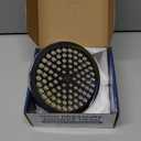 High Pressure Shower Head - Anti-Clogging Silicone Nozzles - 2.5 GPM Removable Restrictor - Easy to Clean Adjustable Replacement - easy to install with Plumbers Tape - 6 inch - Classic Chrome Finish