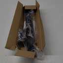 GXOACKJ Black Curtain Rods for Windows 28 to 60 inch, 5/8 inch Adjustable Wrap Around Blackout Curtain Rods for Bedroom & Outdoor