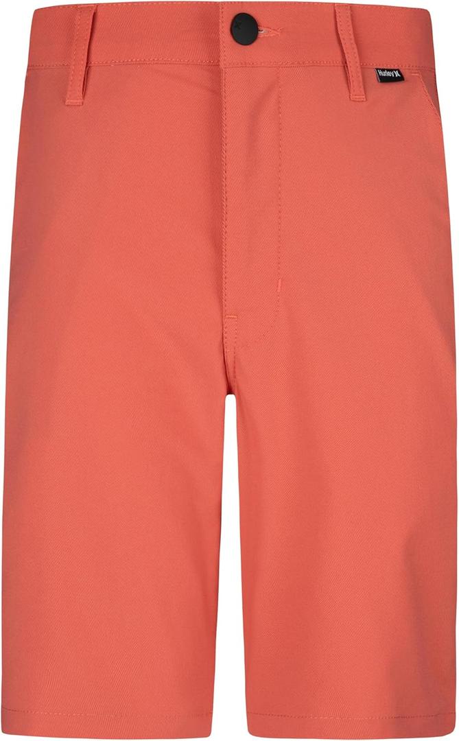Hurley Boys H20-dri Walk Shorts (4, Red Reef)