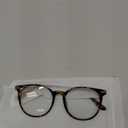Gaoye Blue Light Blocking Glasses, Retro Round Eyewear Frame Anti Eyestrain Computer Glasses for Women Men (Tea Leopard/Transparent Lens)