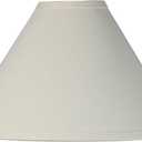 Carmilla Ivory Linen Empire Lamp Shade 4x14x8x9.5 (Spider) - Springcrest