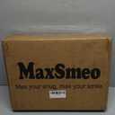 MaxSmeo Nightstand, Mid Century Modern Side Table Bedroom with Storage, Small End Bedside Table with Solid Wood Legs for Living Room, Office Small Spaces (Rustic Brown)