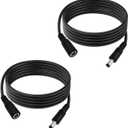 9.8FT DC Power Extension Cable 5.5mmx2.1mm 18AWG Male to Female 12V Extension Cable for CCTV Surveillance Camera Router LED Light Ba 2pcs
