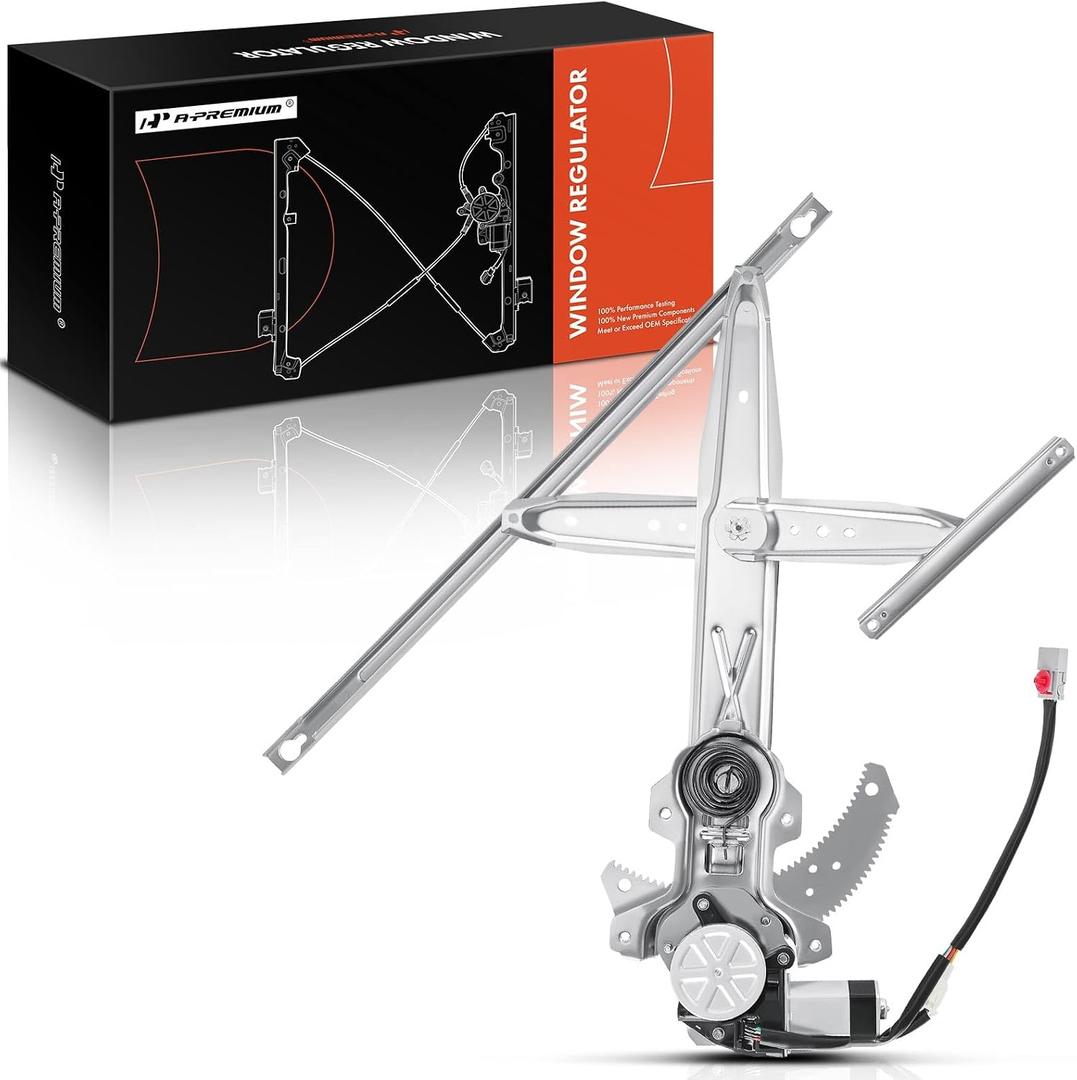 A-Premium Power Window Regulator with Motor Replacement for Honda Civic 1996-2000 Hatchback Coupe Front Left Driver Side