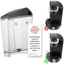Replacement Water Reservoir Tank for Keurig K-Classic ONLY - CONFIGURATION B. (WILL NOT WORK FOR ANY KEURIG 2.0 MACHINES)