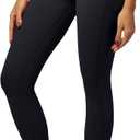 IUGA High Waist Yoga Pants with Pockets, Leggings for Women Tummy Control, Workout Leggings for Women 4 Way Stretch (Medium, Black)