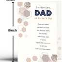 2 x Fathers Day Card Gift for Dad, Father's Day Card from Son Daughter