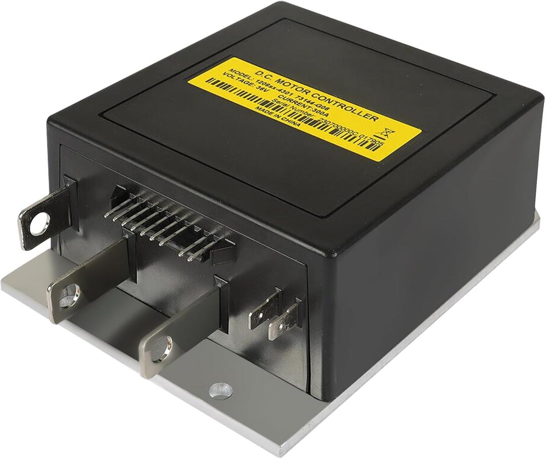 73144G06 36V 300Amp Speed Controller 9 Pin fit for Curtis PMC Fit EZGO TXT & Medalist Golf Cart SepEx Controller Replaces 1206SX 73144G01 73144G03