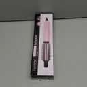 Farery Mini Thermal Brush 3 Temperature Adjustable, 3/4 Inch Travel Curling Iron for Short Hair, Heated Round Brush for Touch ups and Small Curls, Travel Size Curling Wand, Dual Voltage, Pink