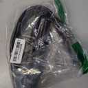 YAMAKATO 1" ID Heat Shielded Fire Thermo Armor Fire Sleeve Silicone Coated Fiberglass Heat Protection for Automotive Hose Lines & Electrical Wiring (Black, 3FT)