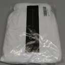 Wrap Around Dust Ruffle Bed Skirt - White - Twin/Twin XL Size Beds with 24 Inch Drop - Easy Fit Elastic Strap - Adjustable Pleated Bedskirt w/Brushed Fabric - Wrinkle Free - Women, Men, Kids & Teens