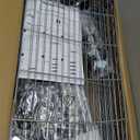 JS HANGER Wire Shelving Unit with Wheels, 4-Tier Adjustable Heavy Duty Metal Shelf Wire Storage Rack for Home Office Garage Kitchen Bathroom, 440 lbs Capacity, 23.23''W X 13.4''D X 47.24''H, Silver