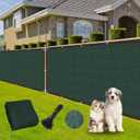 Fence Covering Outdoor Privacy Screen for Fence  Fence Privacy Screen for Balcony, Yard, Patio, Garden, Zip Ties Included (Green, 4x50Ft)