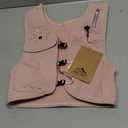 Running Vest for Women Men, USA Original Patent, Adjustable Chest Straps Running Hydration Vest with 500ml Soft Flask, Lightweight Breathable Reflective Running Vest for Marathon (X-Small-Small, Pink)