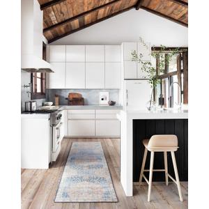Loloi II Layla Collection, LAY-07 Blue/Tangerine 2'-6" x 7'-6" .13" Thick, Runner Rug, Soft, Durable, Vintage Inspired, Distressed, Low Pile, Non-Shedding, Easy Clean, Printed, Living Room Rug Loloi II Layla Collection, LAY-07 Blue/Tangerine 2'-6" x 7'-6" .13" Thick, Runner Rug, Soft, Durable, Vintage Inspired, Distressed, Low Pile, Non-Shedding, Easy Clean, Printed, Living Room Rug