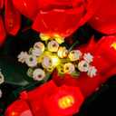 2 x VONADO Light Kit Compatible with Lego-Bouquet-of-Roses-10328 Flowers Icons (Lights Only, No Models) Creative LED Lighting Set Compatible with Lego 10328 Valentines Roses Bouquet Building Set