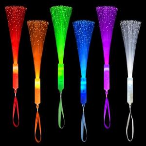 Glow in Dark Party Favors Supplies Toys Accessories for Kids-12 Pack,Light Up Fiber Optic Wand LED 4 of July Sparklers Fireworks Sticks for Toddlers, Basket Stuffers Games Decorations for Boys Girls