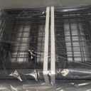 PLKOW Sports Equipment Storage for Garage, Indoor/Outdoor Sports Rack for Garage, Ball Storage Garage Organizer with Basket and Hooks,Toy/Sports Gear Storage (Black, 17.2"L x 12.6"W x 59"H)