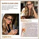 OCCI CHIARI 2.25 Reading Glasses Women Big Readers for Large Lady Clear Lens (1.0 1.25 1.5 1.75 2.0 2.25 2.5 2.75 3.0 3.5 4.0)