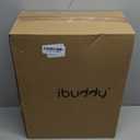 iBuddy Car Seat Cover for Dogs Offer Large Space Hard Bottom Back Seat Extender Support 420LB, Waterproof Dog Hammock Protects Rear Seat from Fur, Scratches and Dirt for Car/SUVs Easy to Clean (BLACK)