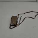 Defencase Compatible with iPhone 16 Pro Max Case Wallet with RFID Blocking Card Holder for Woman Men, PU Leather Magnetic Snap Flip Zipper Strap Phone Case for iPhone 16 Pro Max 6.9", Desert Titanium