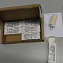 GY6.35 LED Bulb Dimmable,T4 JC Type GY6.35/G6.35 Bi-pin Base,AC/DC 12V Natural White 4000K 5W Equivalent 40-50W Halogen Bulb for Pendant Light,Chandelier,Desk Light,Landscape Lighting,6-Pack