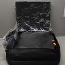 21 Cubic Feet Car Rooftop Cargo Bag Carrier, Soft Roof Top Luggage Bag for All Vechicles with/Without Rack - with Waterproof Zip, Anti-Slip Mat, Luggage Lock, Storage Bag, Door Hooks