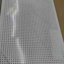 Alexayhome 24" X70” Pegboards with Extra 30 Hooks,2 Pcs Metal Standing Pegboard Display with Wheels,Pegboard Display Stand with Heavy-Duty T-Base for Retail,Market and Shows,White