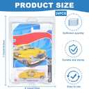 24Pcs Clear Protector Cases Model Car Clamshell Cases Display Case Clear Protective Packs Car Blister Pack Covers Compatible with Hot-Wheels for Storage, 7.5 x 5 x 2 Inch