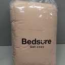 Bedsure California King Comforter Set, Light Pink Soft Prewashed Bedding for All Seasons, 3 Pieces GentleSoft Bed Set, 1 Lightweight Comforter (104"x96") and 2 Pillowcases (20"x36")