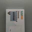 Titanium Cutting Board for Kitchen, Cutting Board Double Sided Food Grade, Pure Titanium/PP, Easy to Clean Large Size 1611 (Silver)