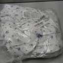 King Fitted Sheet Only,Microfiber Patterned Fitted Sheet Deep Pocket 18 Inches, Ultra Soft & Wrinkle Resistant King Fitted Sheet Deep Pocket,Blue Floral