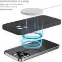 MCFANCE Silicone Magnetic for iPhone 14 Pro Case, Compatible with MagSafe, Full Camera Protection Soft Anti-Scratch Microfiber Lining for iPhone 14 Pro 6.1 inch 2022, Dark Gray