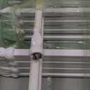 Metal Decorative Garden Fence 22" Wide x 18" High (5 Panels, Total Length 9.17 feet), Metal Border Folding Fence, Landscape Fencing for Flower Bed, Yard, Animal Barrier (White)