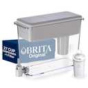 Brita Faucet Mount System, Water Faucet Filtration System with Filter Change Reminder & UltraMax Large Water Dispenser with Standard Filter, BPA-Free 27 CUP Capacity