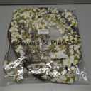 Olivachel Artificial Flowers Faux Plum Cherry Blossom Branches Fake Long Flower Stems for Home Wedding Party Decoration (White, 4Pcs/Pack)