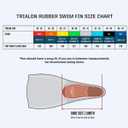 Speedo Unisex-Adult Swim Training Fins Rubber Long Blade