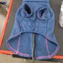 cyeollo Dog Fleece Jacket Sweater Lightweight Pet Coat Reflective Jackets Step in Zipper Warm Dog Sweaters for Large Dogs