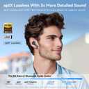 EarFun Air Pro 4 Adaptive Hybrid Noise Canceling Wireless Earbuds, Qualcomm Snapdragon Sound, aptX Lossless, 6 Mics AI CVC 8.0 Call, LDAC Hi-Res Audio, 52H Playtime, Bluetooth 5.4, in-Ear Detection