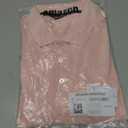 Amazon Essentials Mens Golf Polo Shirt, Moisture-Wicking Quick Dry, Short Sleeve (Large, Light Pink)